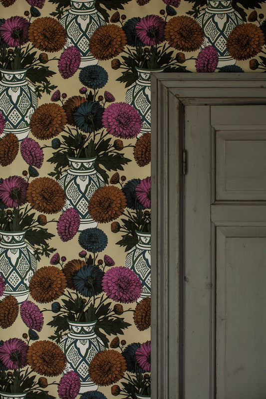 Habibi Wallpaper by Studio Lisa Bengtsson in Original, room view