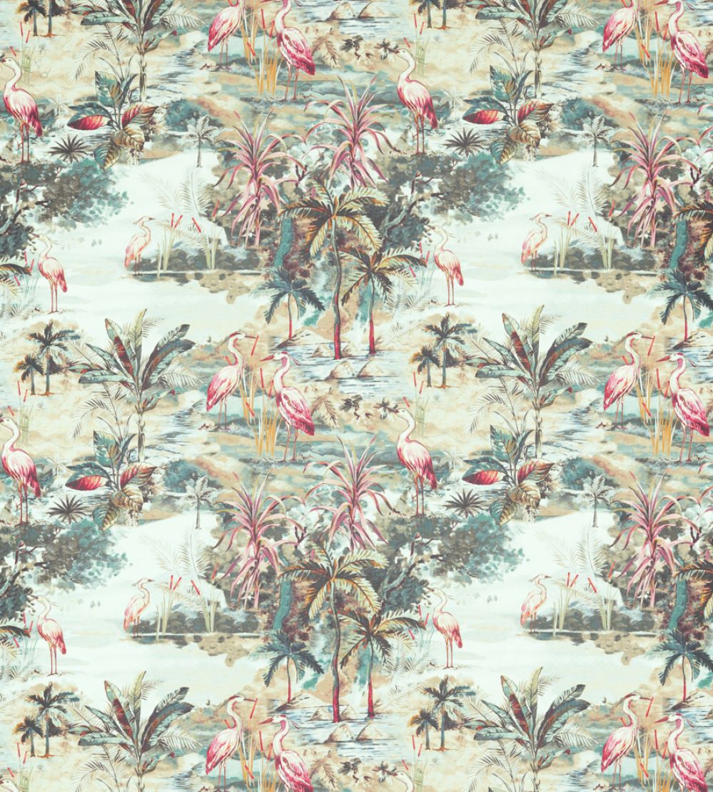 Habitat Fabric by Clarke & Clarke Mineral