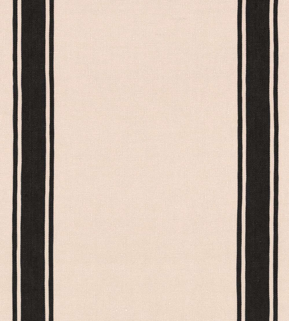Hajdu Stripe Fabric by MINDTHEGAP Black White