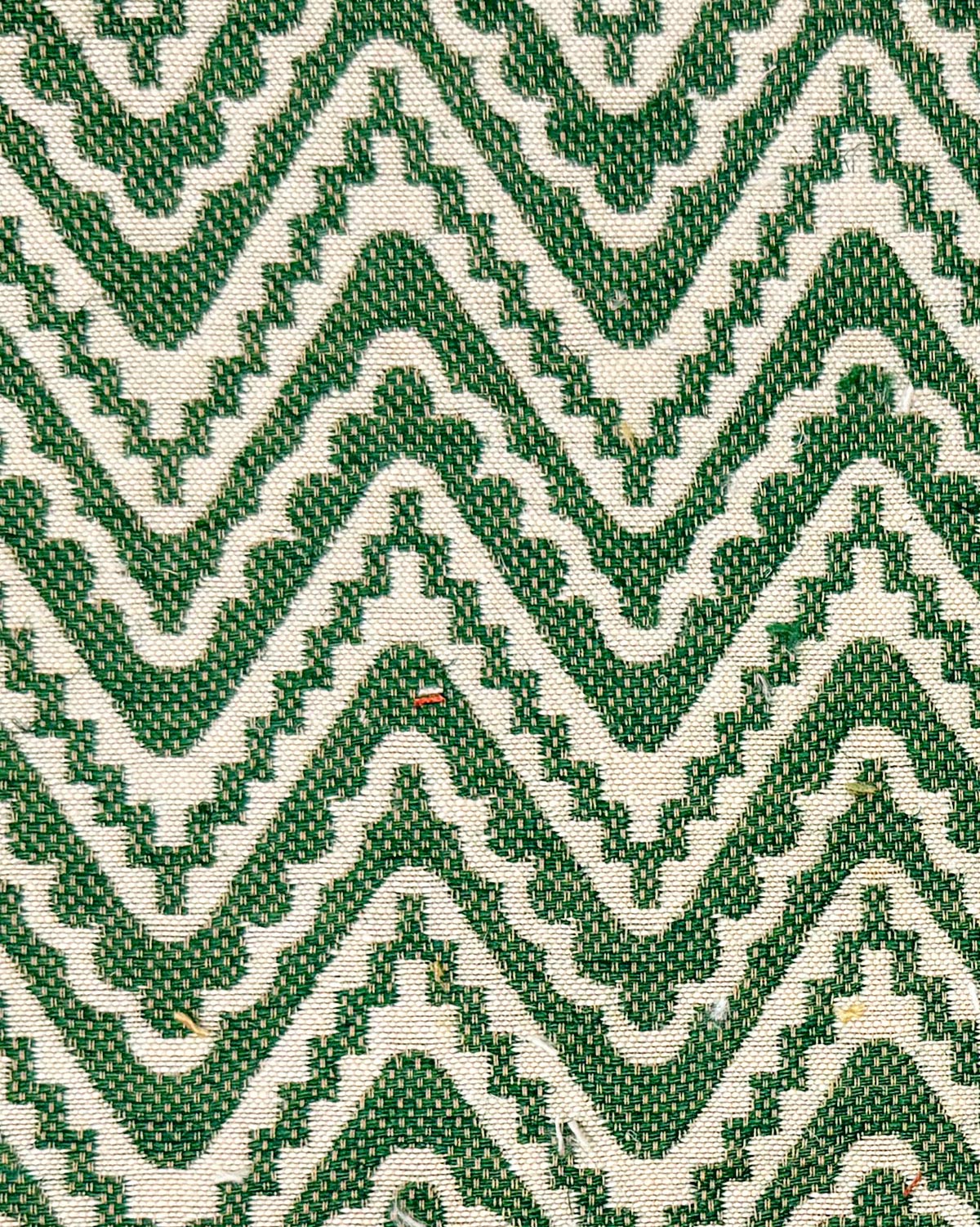 Haku Fabric by Fleurons d'Hélène in Hedge
