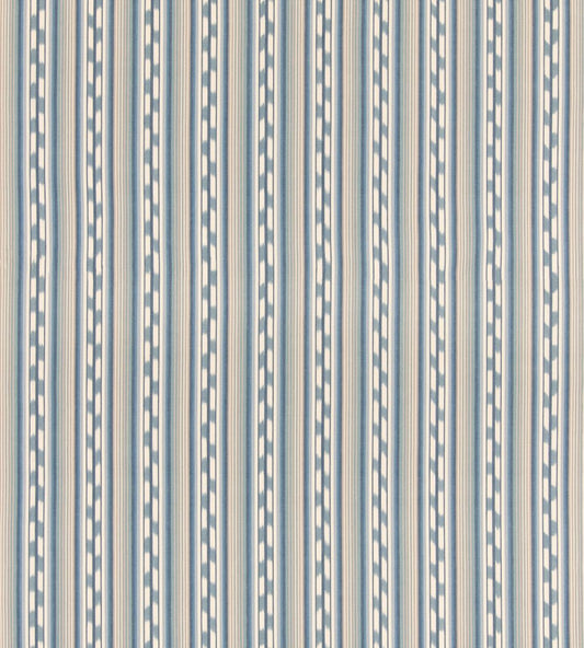 Halki Stripe Fabric by GP & J Baker Blue