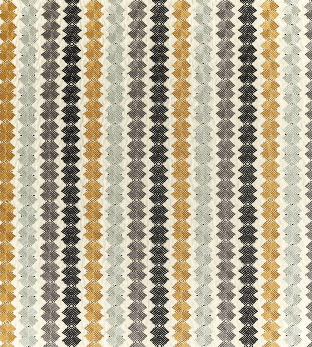 Kalimba Fabric by Harlequin Honey/Topaz/Slate