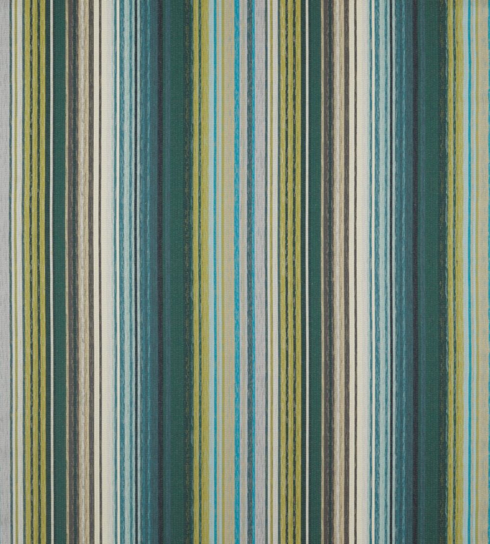 Spectro Stripe Fabric by Harlequin Emerals / Marine / Lichen