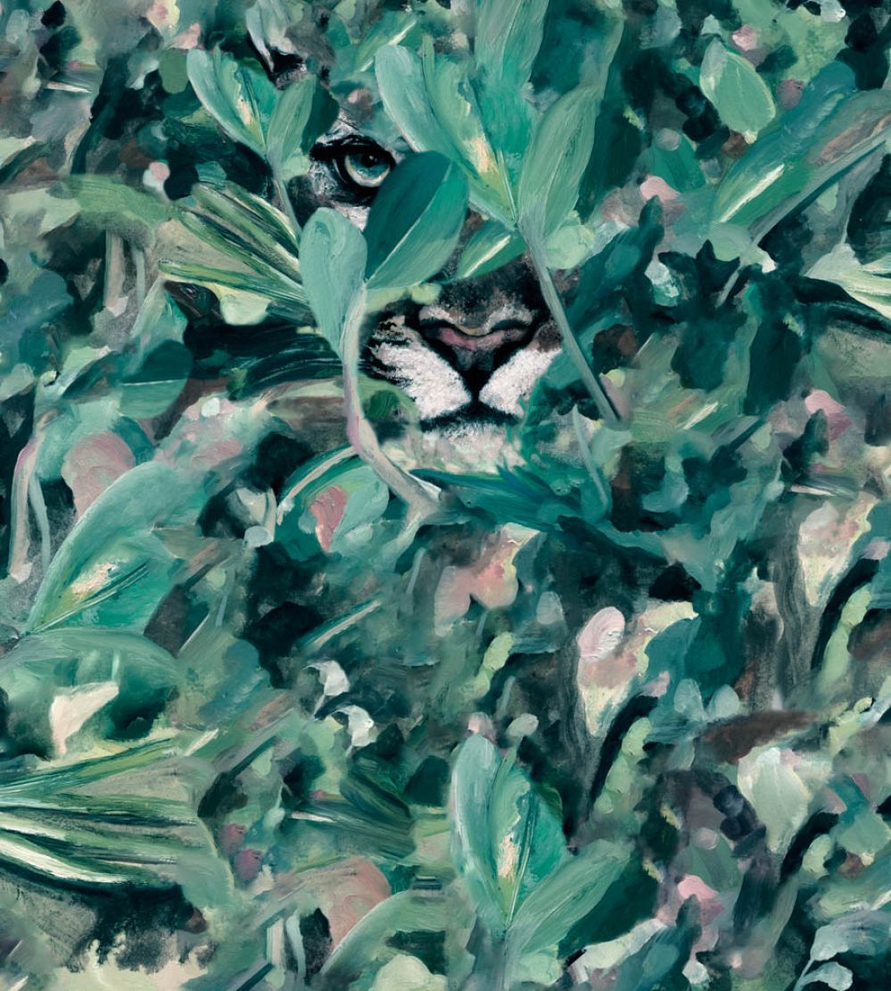 Hidden Puma Wallpaper by Coordonne Winter