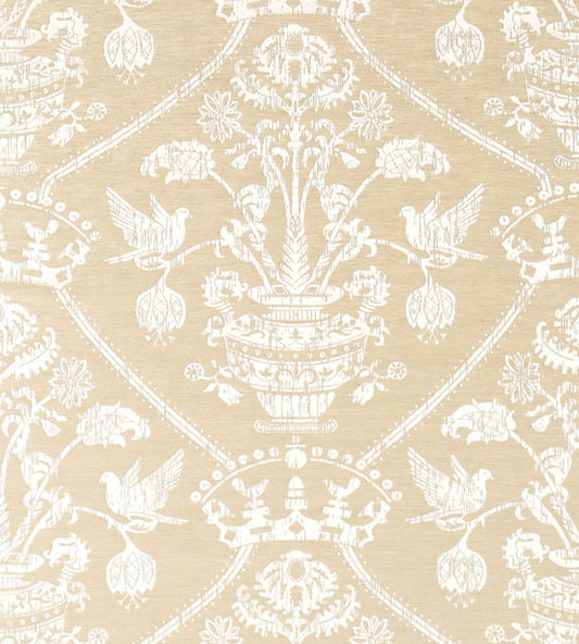 Highgrove Damask Fabric by Sanderson Gritstone