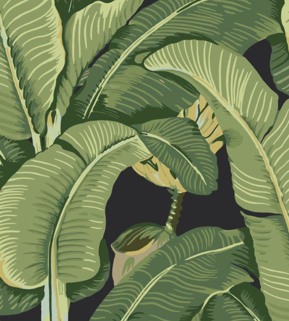 Hinson Palm Wallpaper by Scalamandre Absinthe