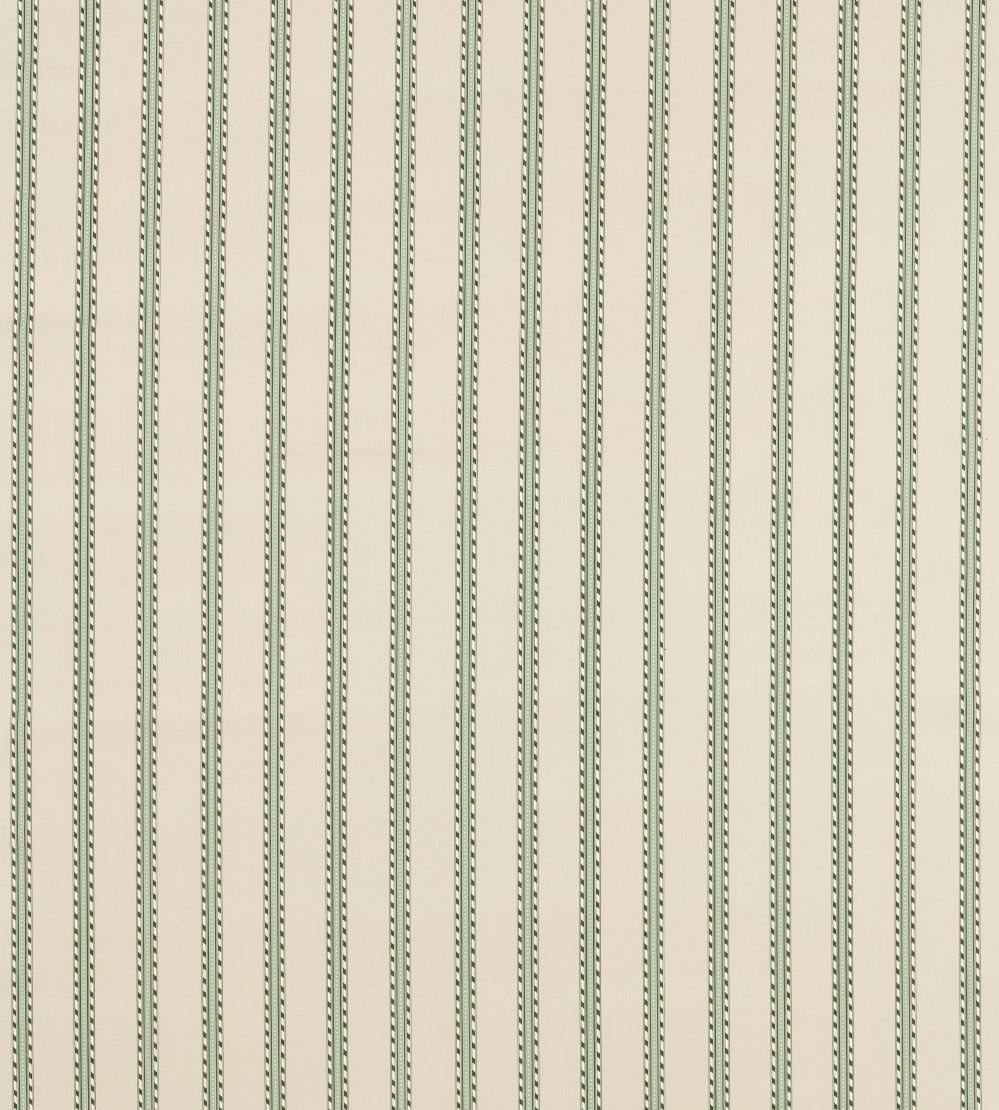 Holland Park Stripe Outdoor Fabric by Morris & Co Sage/Linen