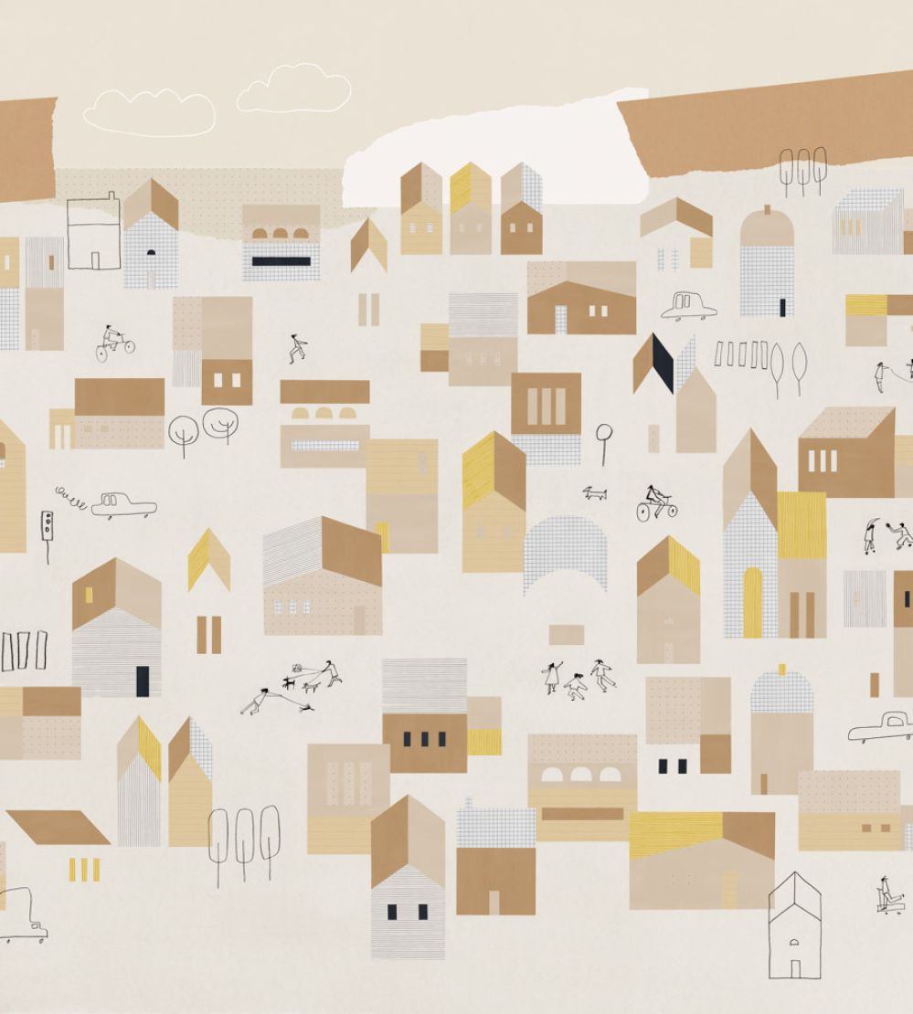 Hometown Mural by Coordonne Natural