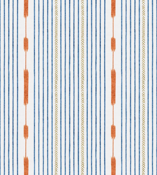 Huipil Wallpaper by Coordonne Blue