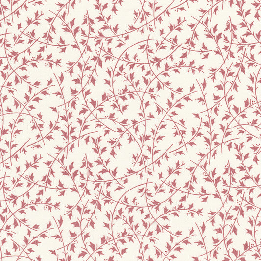 Ilex Fabric by Nile & York in Crimson