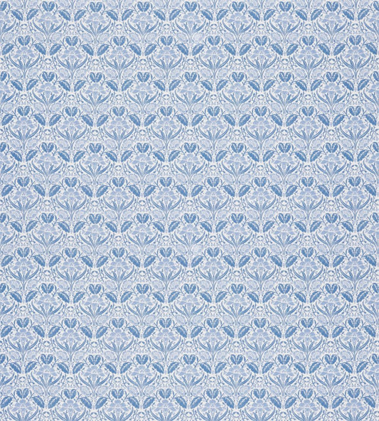 Iris Meadow Cotton Fabric by GP & J Baker Blue