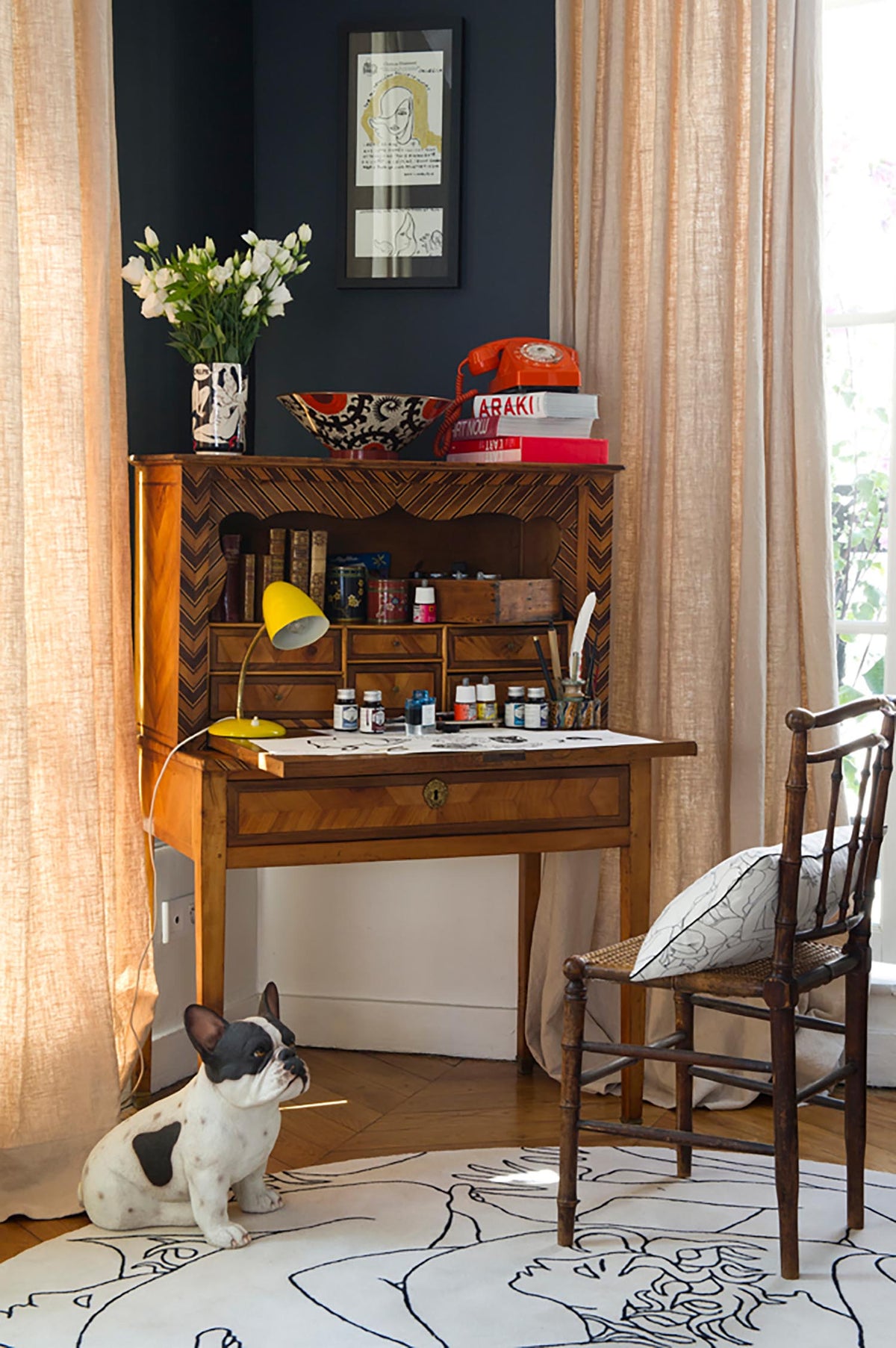 Iris Rug by Pierre Frey shown in a room setting