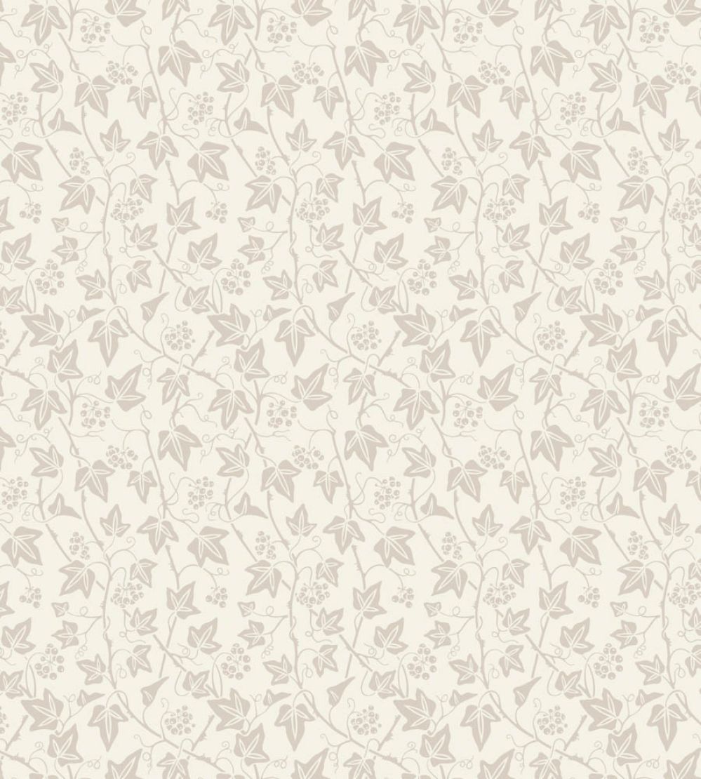 Ivy Wallpaper by Farrow & Ball Wimbourne White / Stirabout