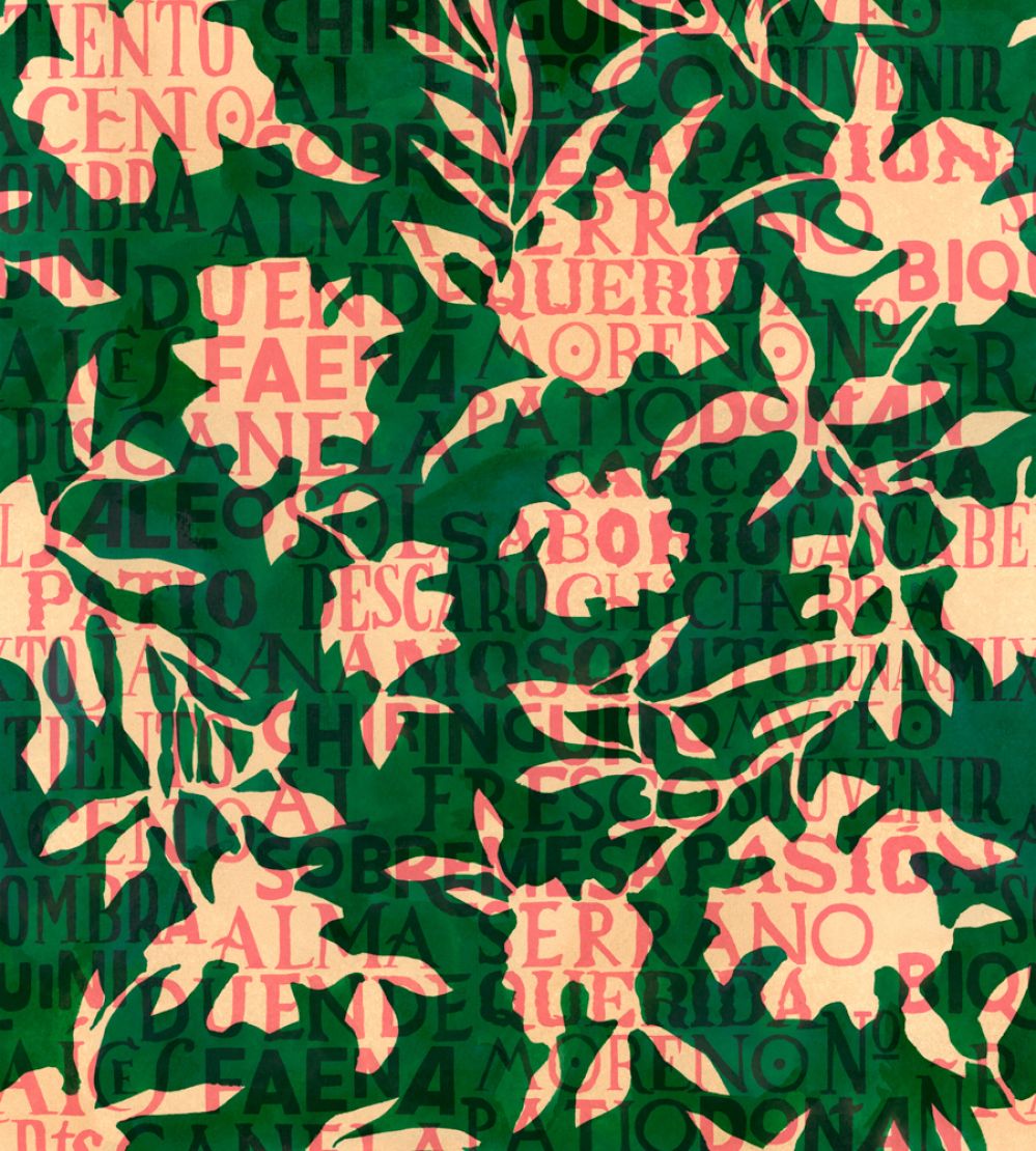 Jaleo Wallpaper by Tres Tintas Green