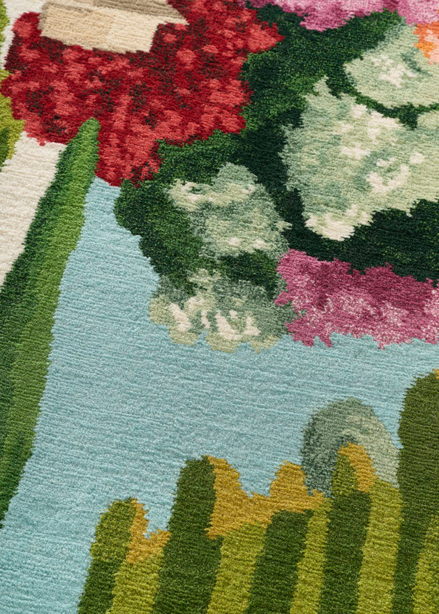 Jardin Extraordinaire Rug by Pierre Frey shown in a room setting (view 2)