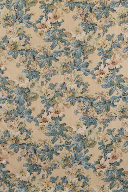 Jean Fabric by Jean Monro in Teal