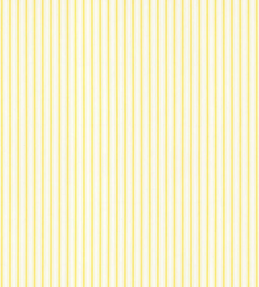 Johnson Stripe Wallpaper by Scalamandre Lemon