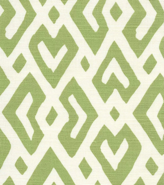 Juan les Pins Jungle Green on Tint fabric by Alan Campbell