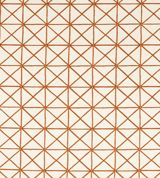 Kado Fabric by Harlequin Frost/Paprika
