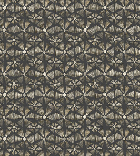 Kalahari Wallpaper by Cole & Son Stone & Charcoal