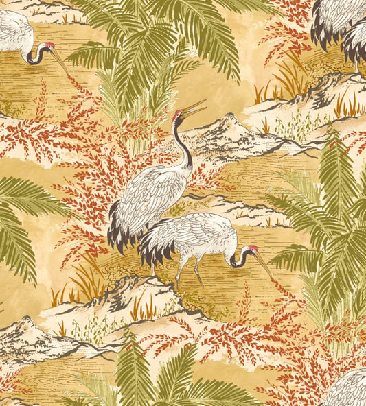 Kansho Wallpaper by Ohpopsi Mimosa Gold