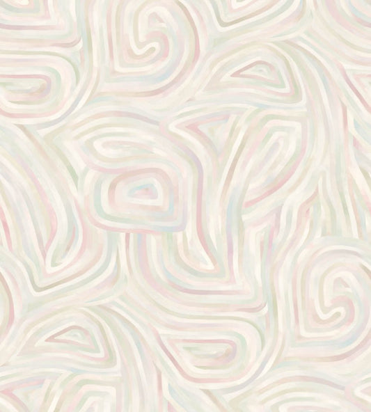 Kawakubo Wallpaper by Cole & Son Apple White & Rose