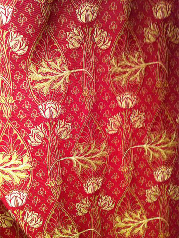 Kentchurch Fabric by Watts 1874 in Corras Red
