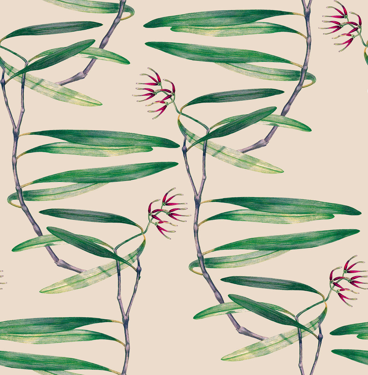 Kimono Silk mural by Bien Fait