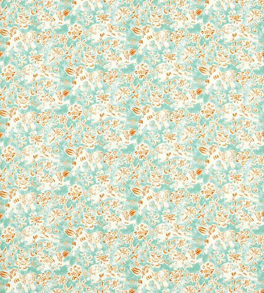 Koya Fabric by Harlequin Azul/Paprika