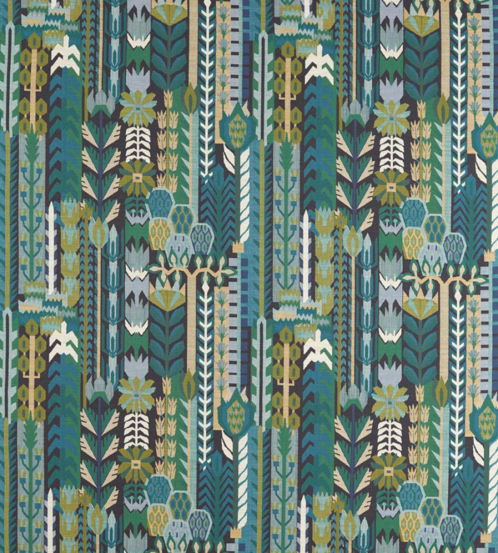 Kuparr Fabric by Harlequin Midnight/Pine