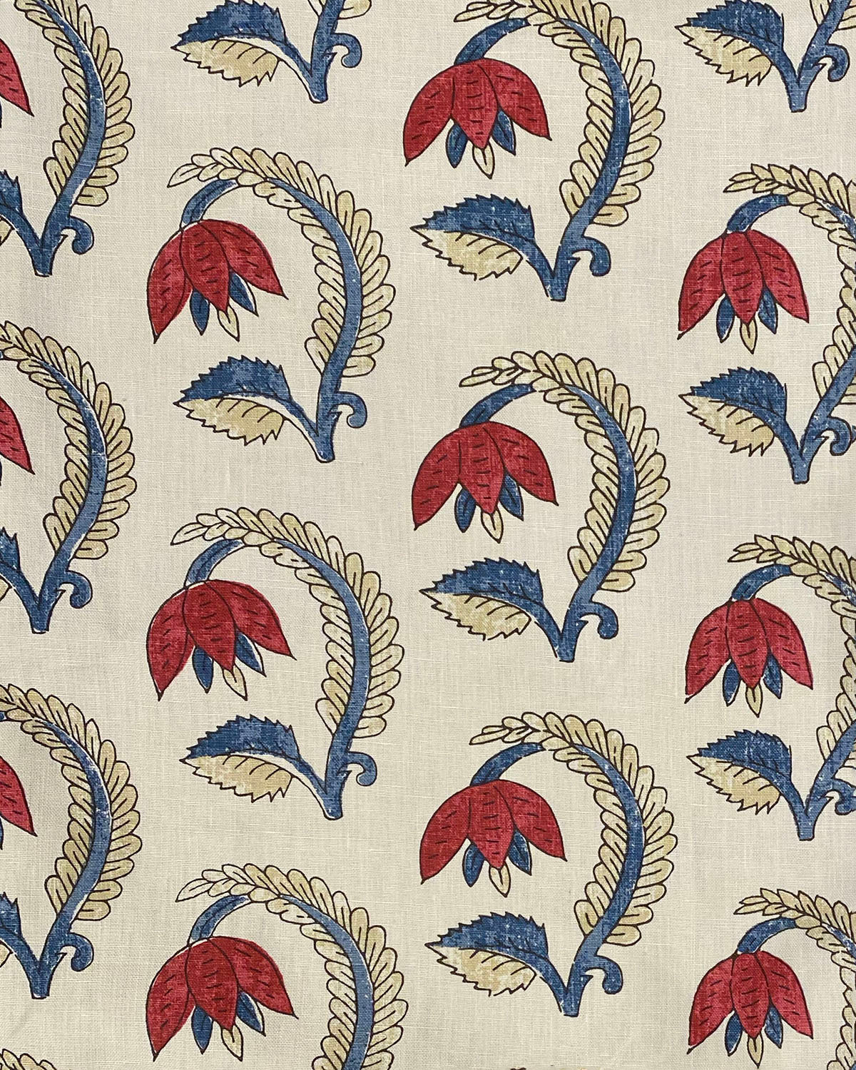 Lalezar Fabric by Fleurons d'Hélène in Original
