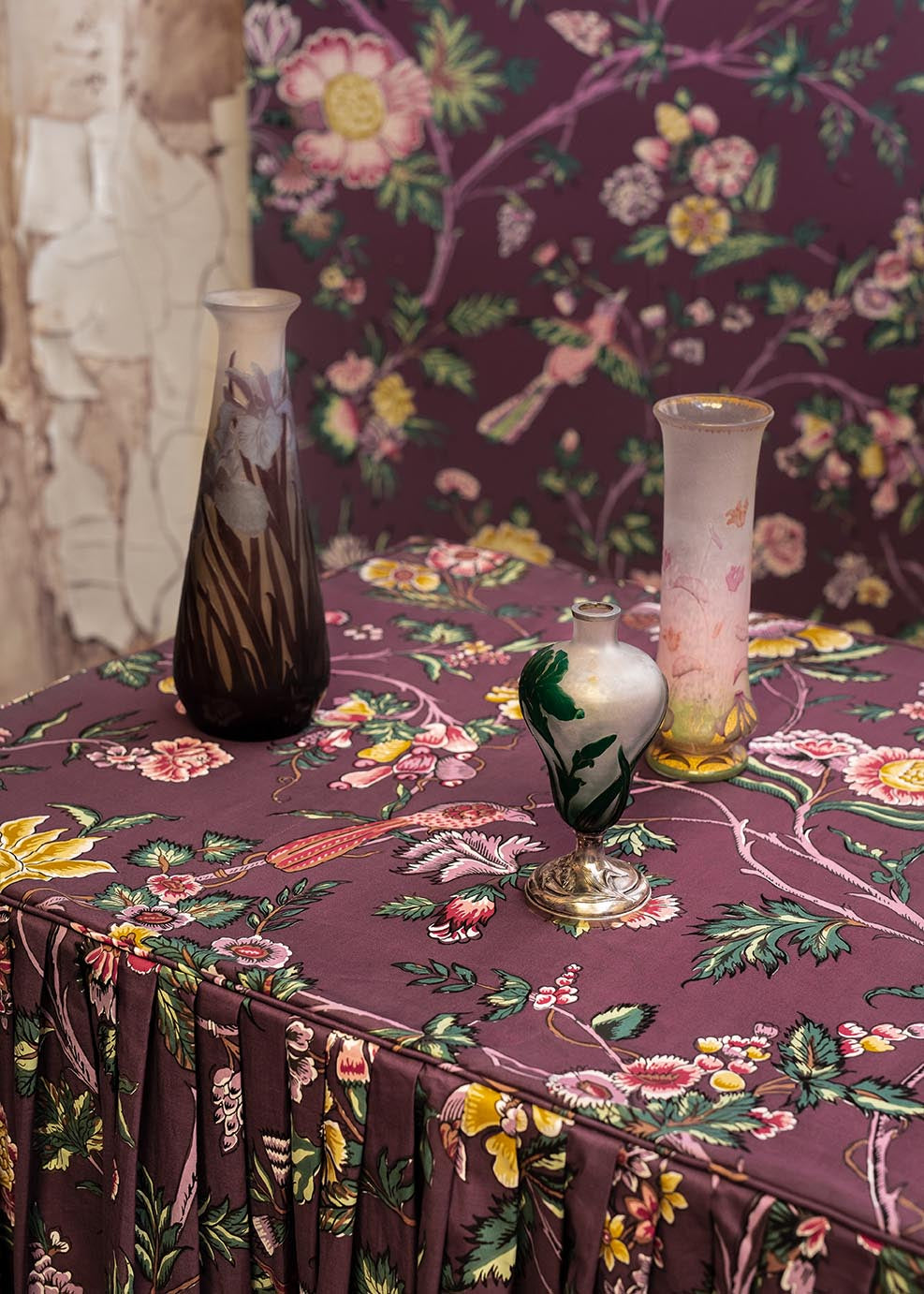 L'Arbre Indien Fabric by Le Manach shown in a room setting (view 2)