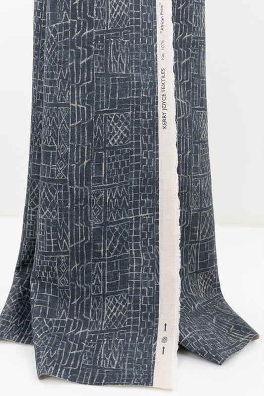 Claymark Fabric by Kerry Joyce in Indigo