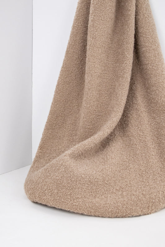 Acari Boucle Fabric by Kerry Joyce in Camel
