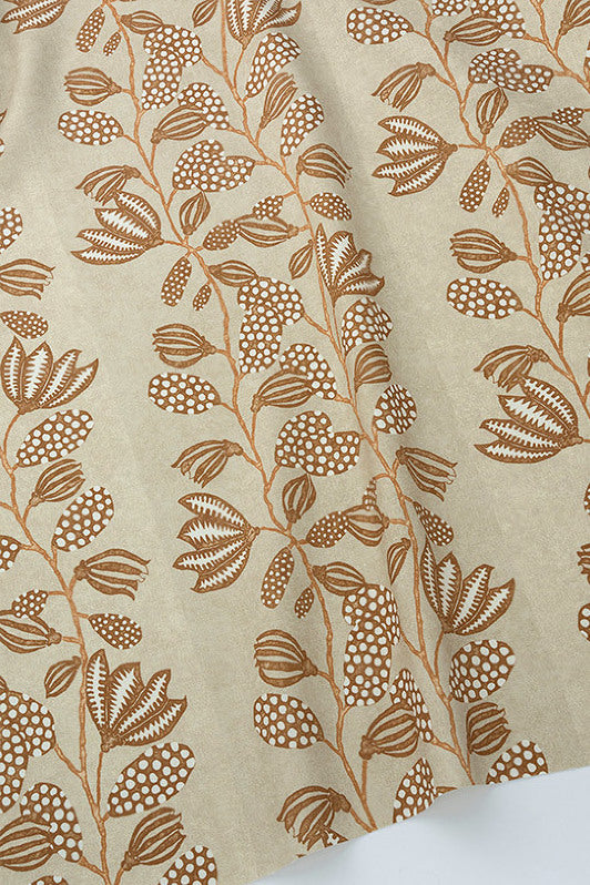 Forever Vines Fabric by Kerry Joyce in Taupe Sunset