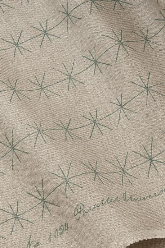 Parallel Universe Fabric by Kerry Joyce in Teal Tile