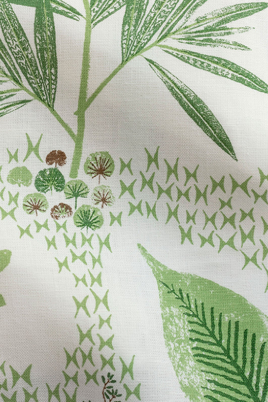 Woodlands Fabric by Kerry Joyce in Green Forest