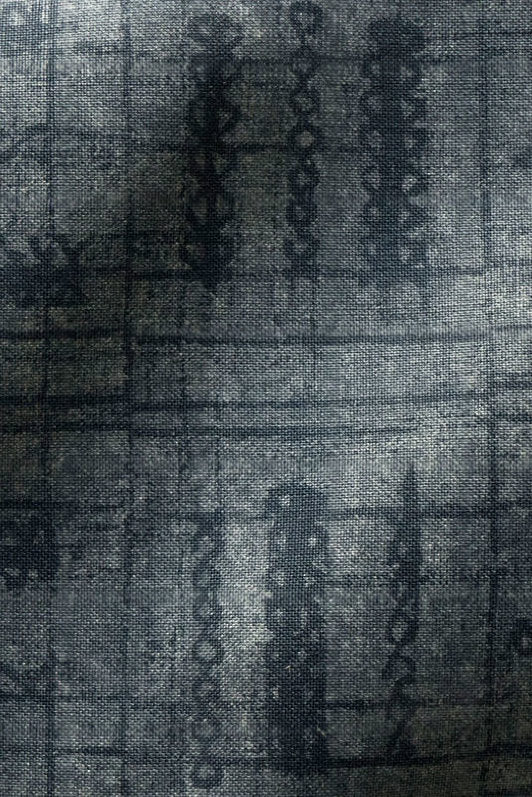 Kintu Plaid Fabric by Kerry Joyce in Indigo