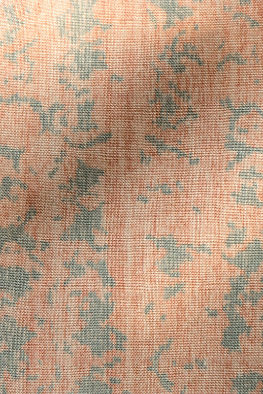 Sycamore Fabric by Kerry Joyce in Gray/Coral