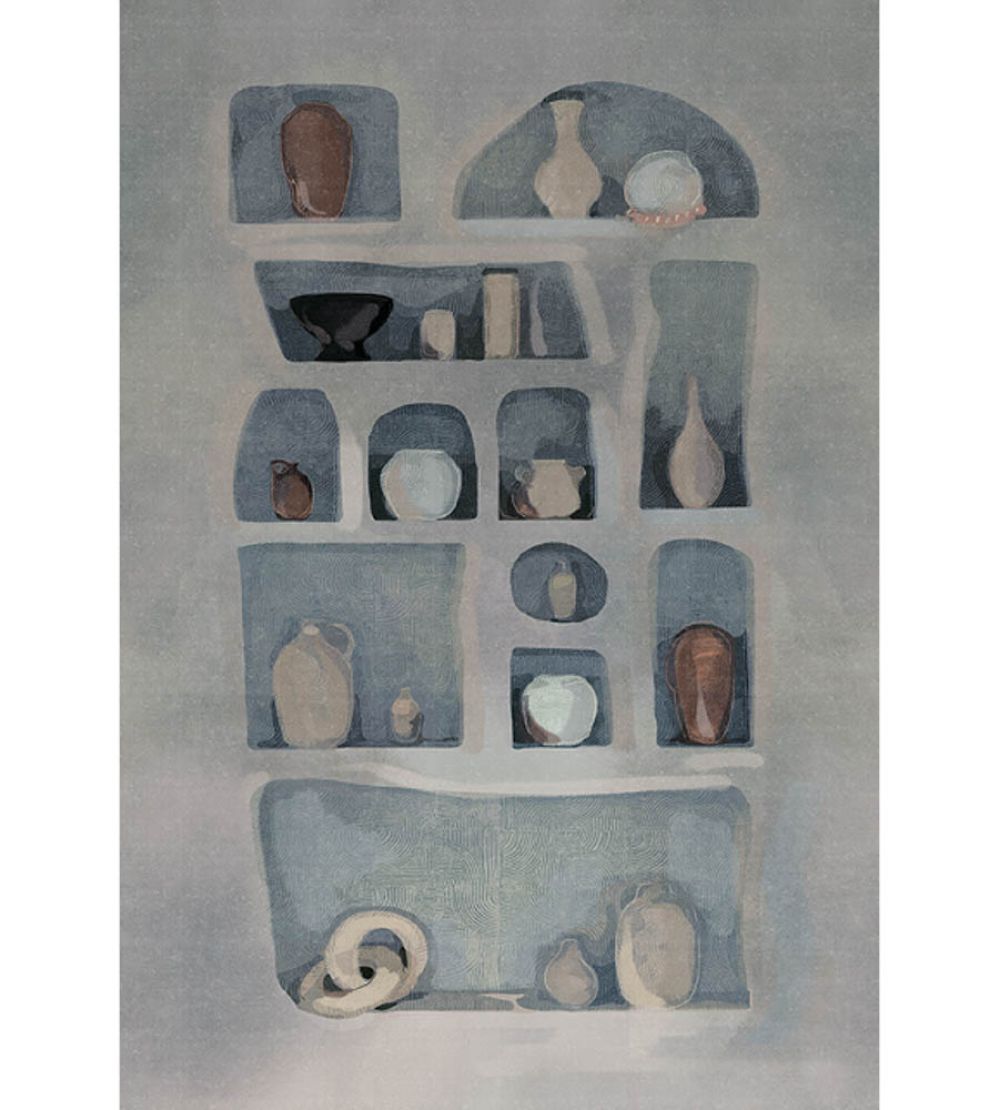 Lekythos Mural by Jannelli&Volpi Blue