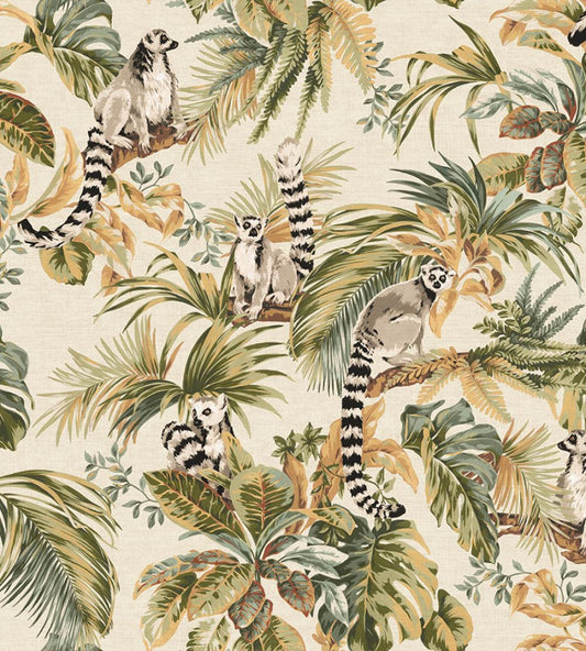 Lemuri Wallpaper by Jannelli&Volpi Green