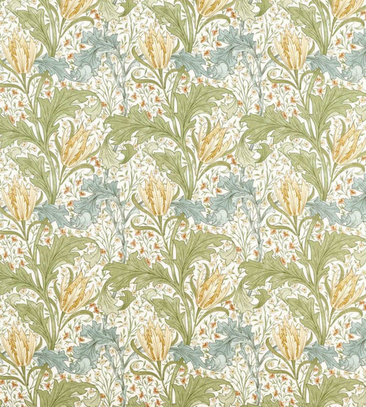 Lent Lily Fabric by Morris & Co Lemon Balm