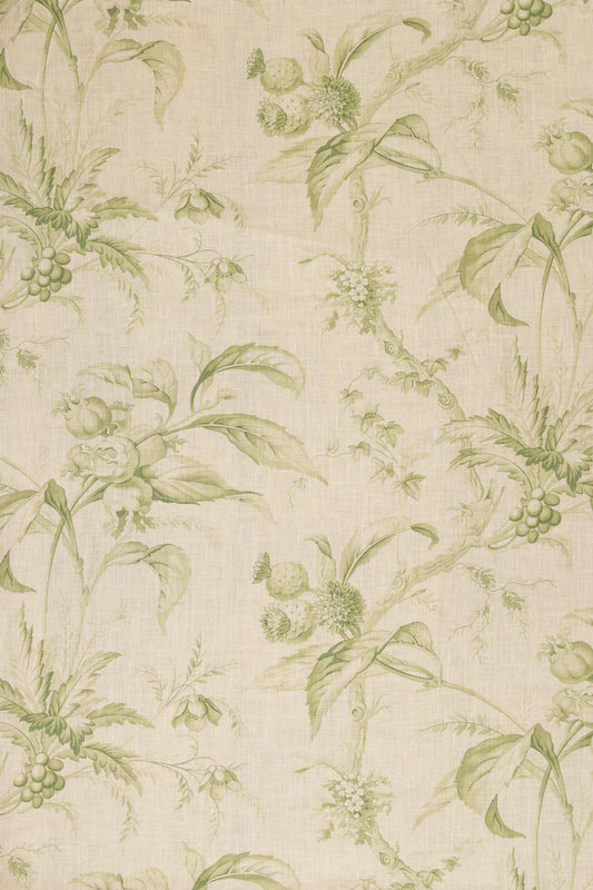 Les Châtaignes Fabric by Jean Monro in Green