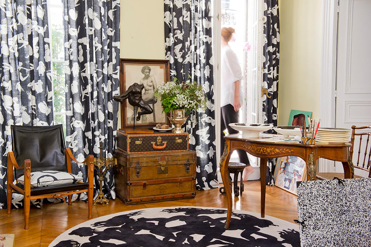 Les Ombres Rug by Pierre Frey shown in a room setting (view 2)