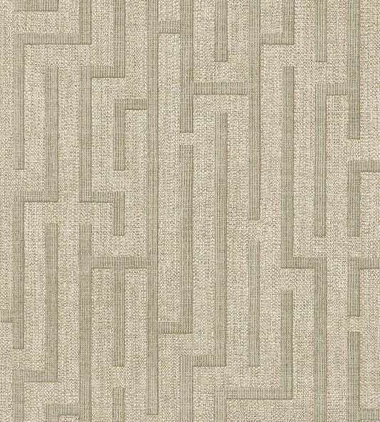 Linen Trellis Wallpaper by Eijffinger Green