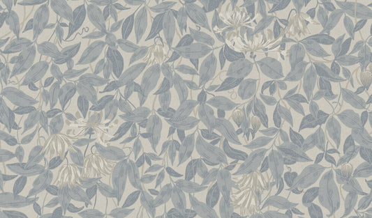 Linnea Misty Blue mural by Sandberg
