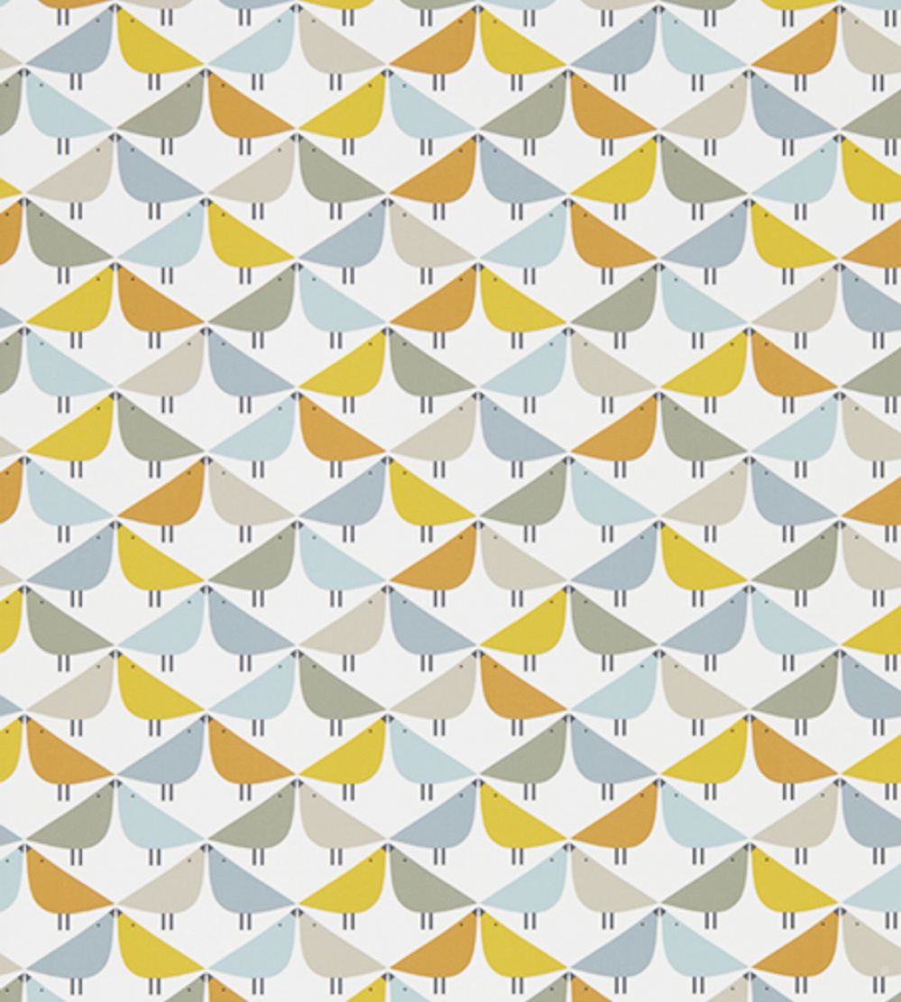 Lintu Wallpaper by Scion Dandelion / Butterscoth / Pebble