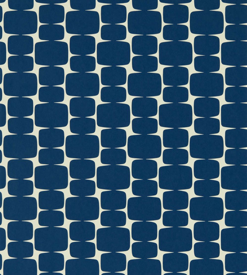 Little Lohko Wallpaper by Scion Indigo / Jasmine