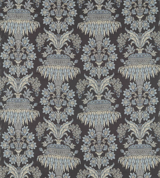 Long Gallery Brocade Fabric by Zoffany Quartz Grey/Rose