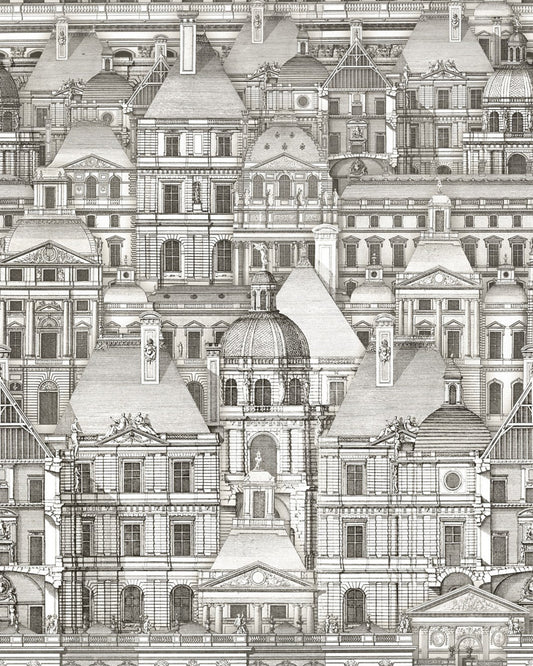 Louvre White, Grey wallpaper by MINDTHEGAP